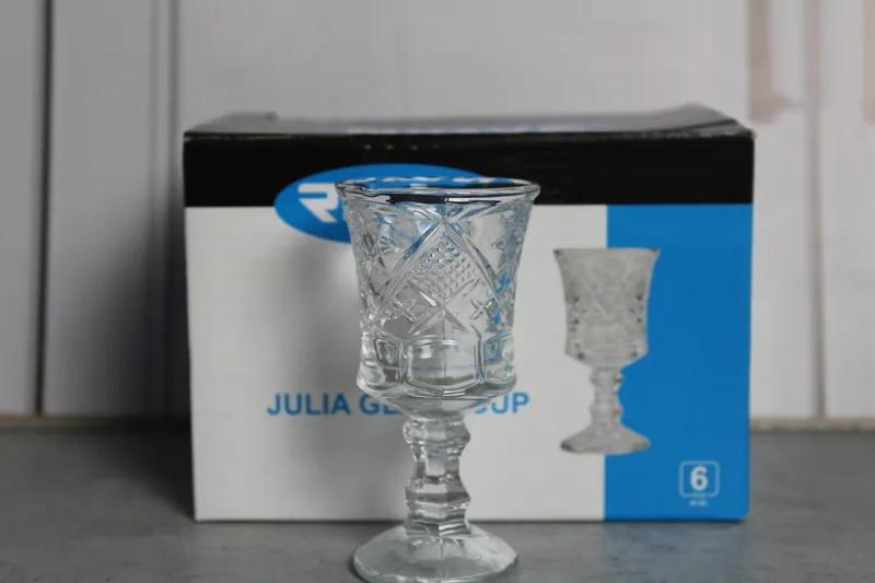 RYG1021 Set pocale sticla 6 buc "Julia" 1/12