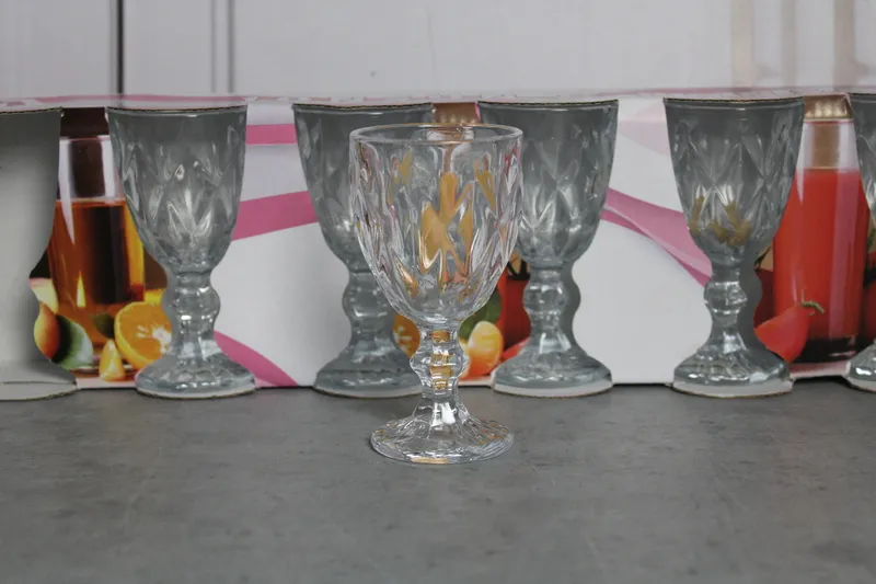 RYG8046 Set pocale sticla 6 buc "DILA 4" 1/12