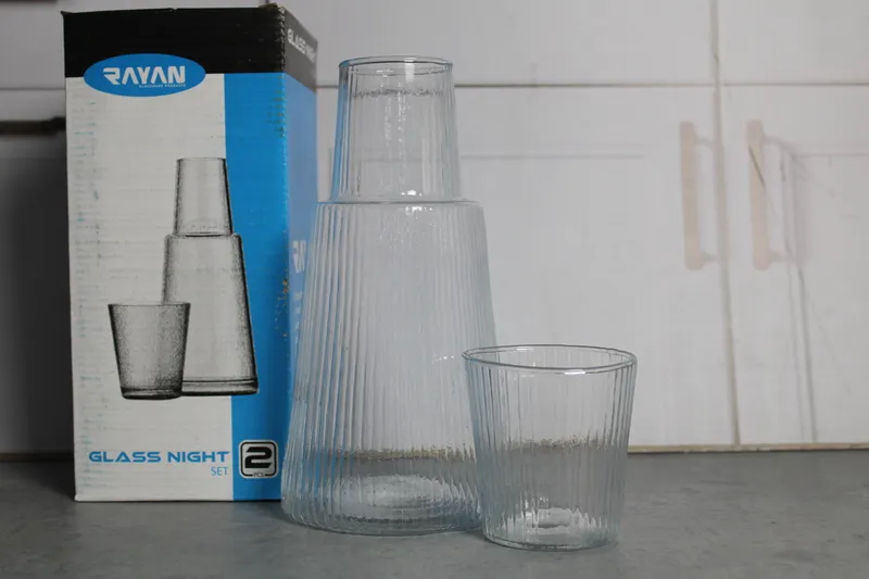 RYG005 Set 2 buc: Ulcior + pahar sticla "Night/2" 1/12