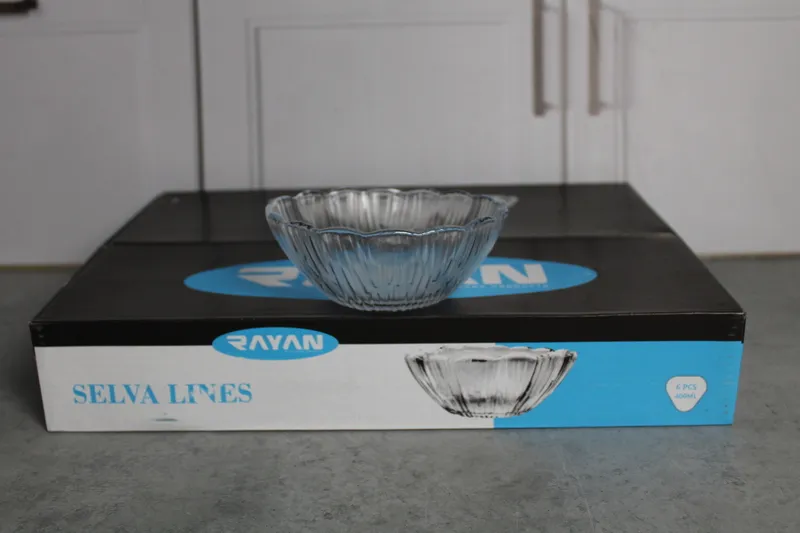 RYGX046/L Set salatiere sticla 6 buc "Selva Lines" 1/8