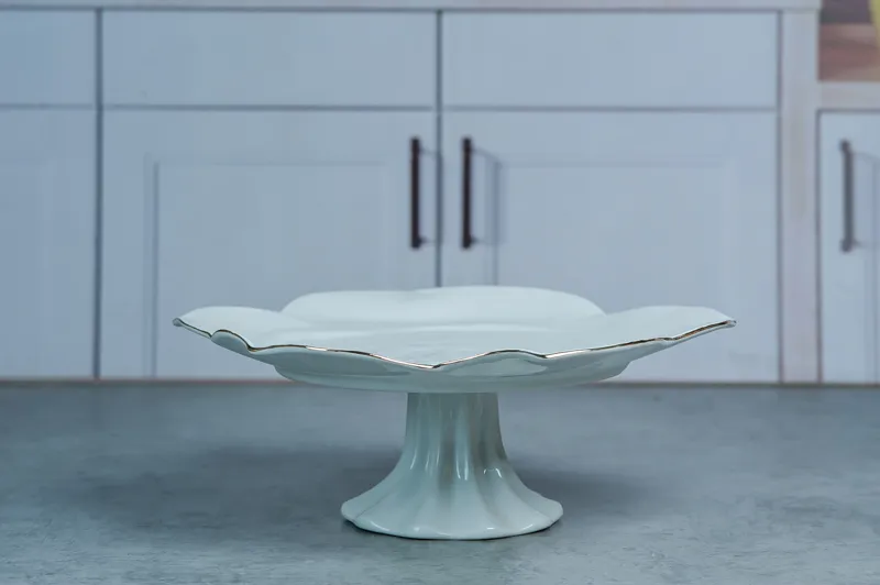 201 Rose Sweets Platter With Base 1/8