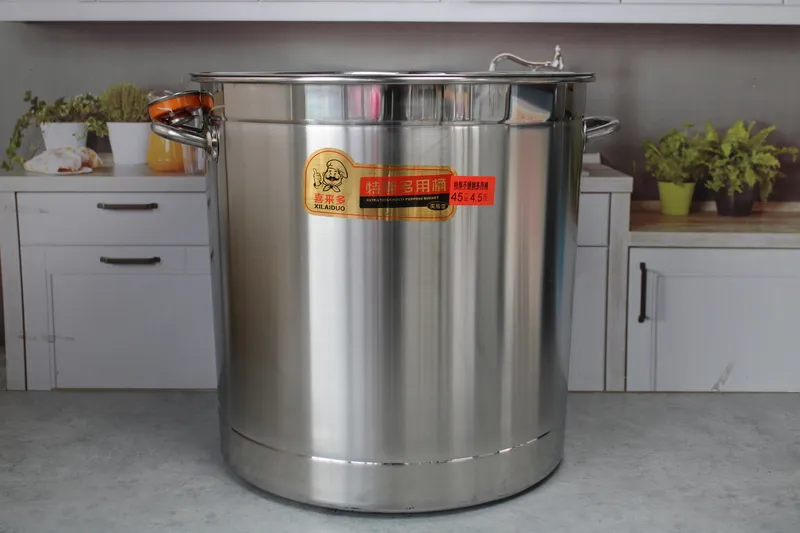 433-70L Cratita inox cu capac 70L 1/6