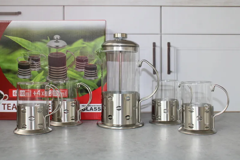 JZ69 Set ceainic infuzie 600ml+ 4 cani 200ml 1/12
