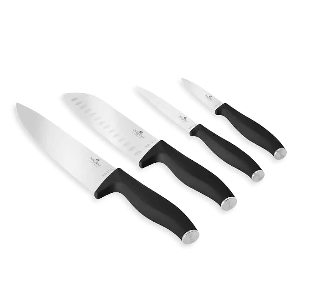 BH2957 Set cutite 4buc. "MatteBlack" 1/10