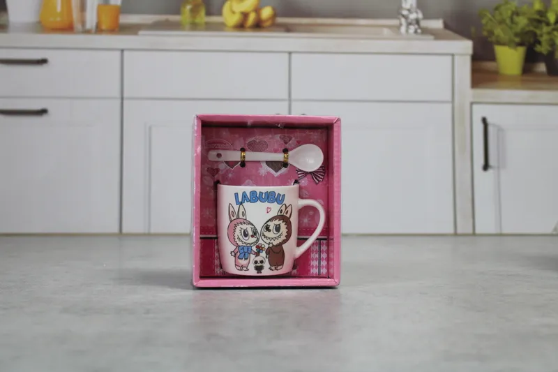 LA986-1 Set cadou: cana cu lingura ceramica 1/120