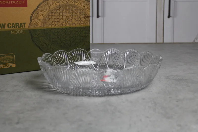 301051W Platou oval sticla 27x22cm "New Carat" 1/12