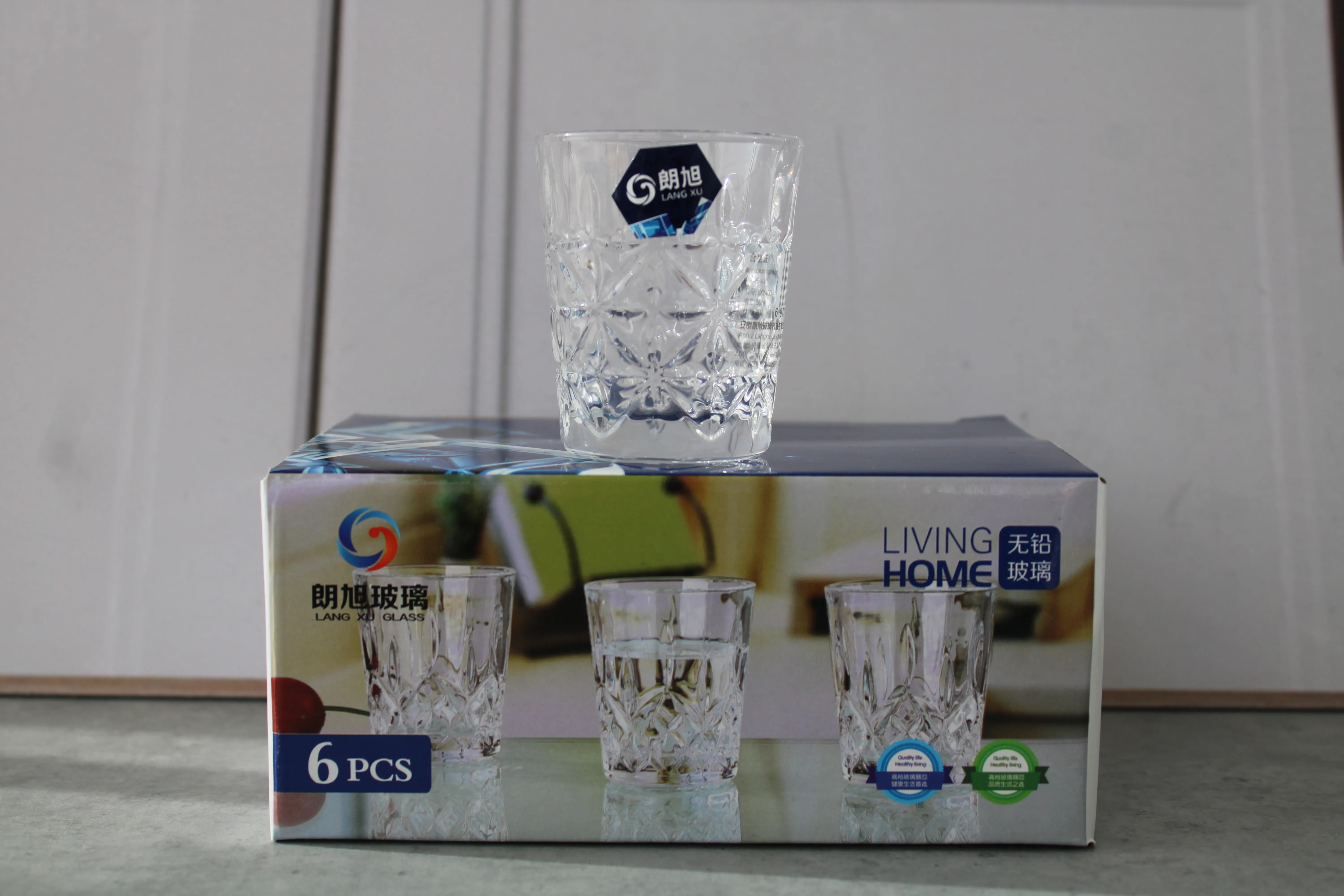 LXY4001 Set 6 pahare sticla 50ml 1/48