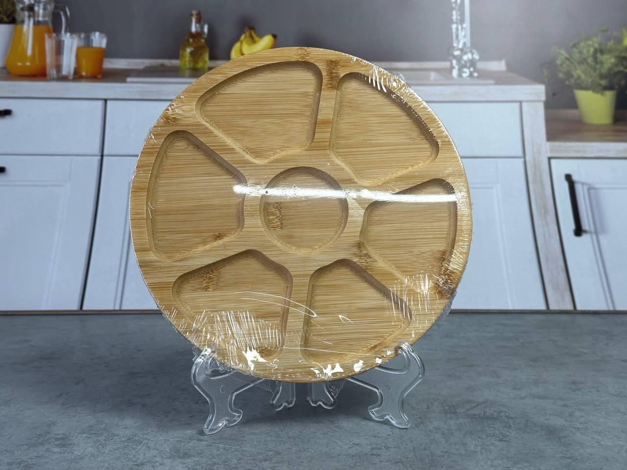 #152 GP-27-2 Tava din bambus cu separari 1 buc. 1/60