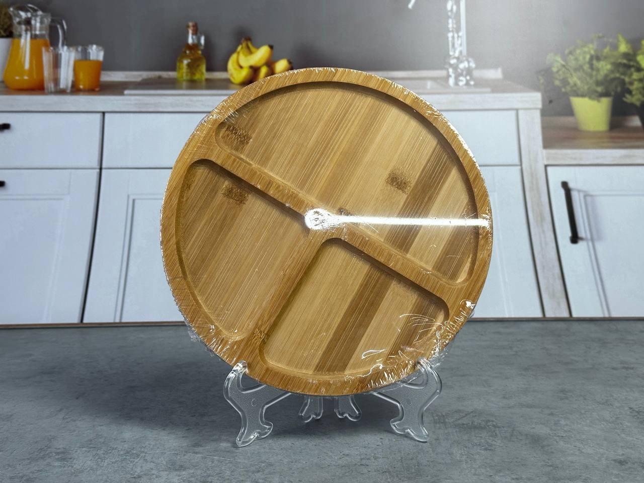 #155 GP-28-2 Tava din bambus cu separari 1 buc. 1/60