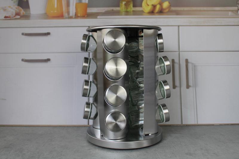 R040-3 Set container p/u condimente pe suport 17pcs 1/9