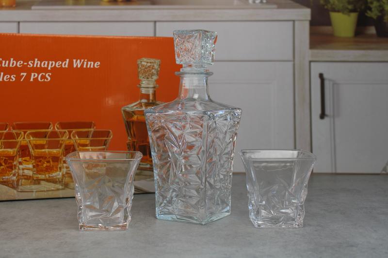 H8570-7 Set carafa cu 6 pahare sticla 1/8