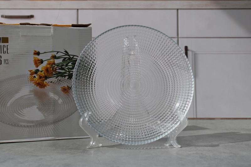 DP1103GCL Set farfurii supa 6buc sticla "VENICE" 1/4