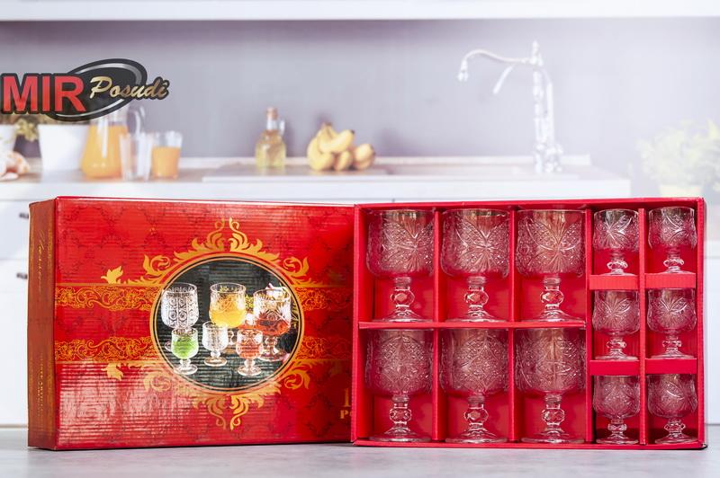 S468/B118/A1/L1271 Набор фужеров  6+6 шт 1/8