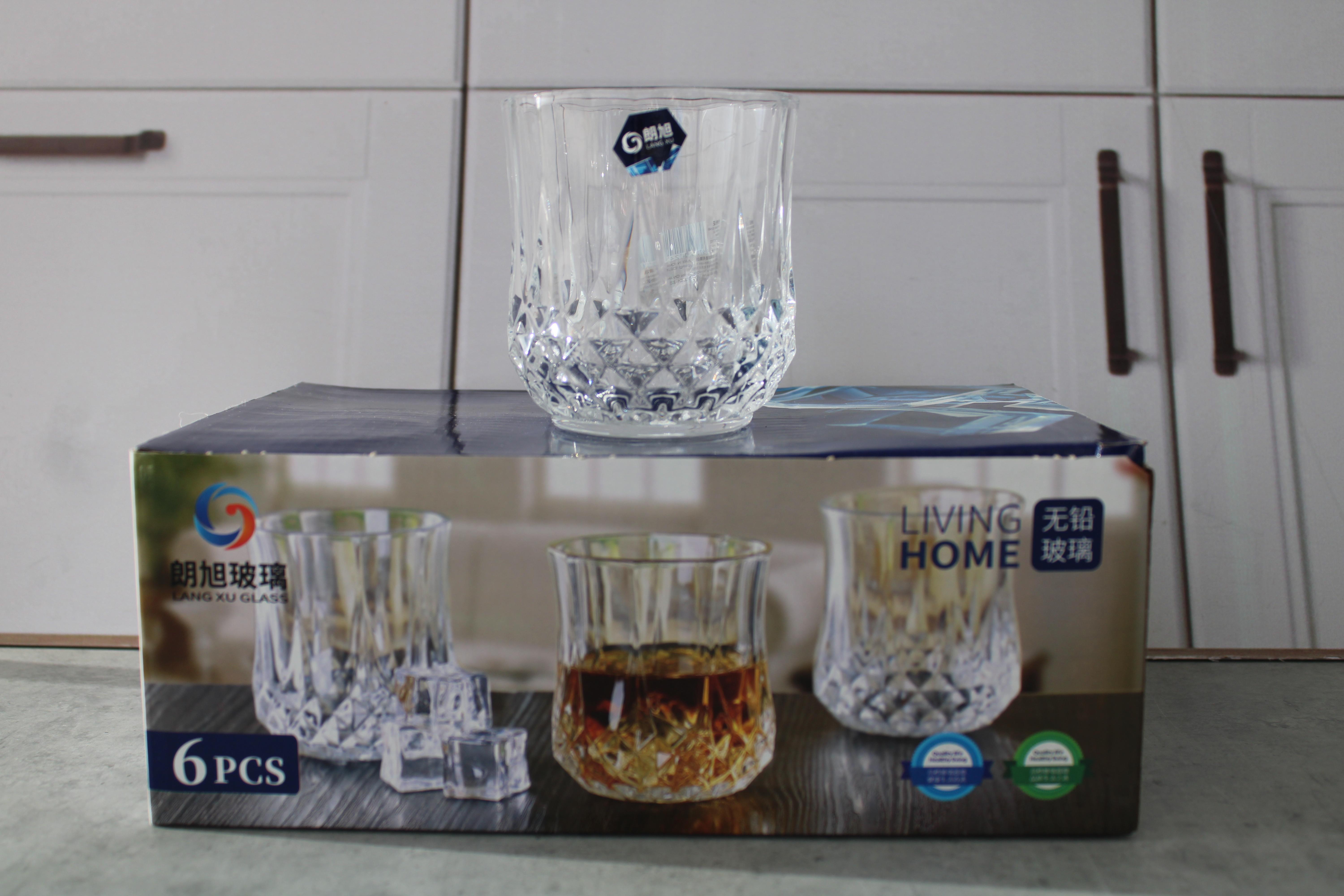 LXZS0602 Set pahare sticla 290ml 6buc 1/12