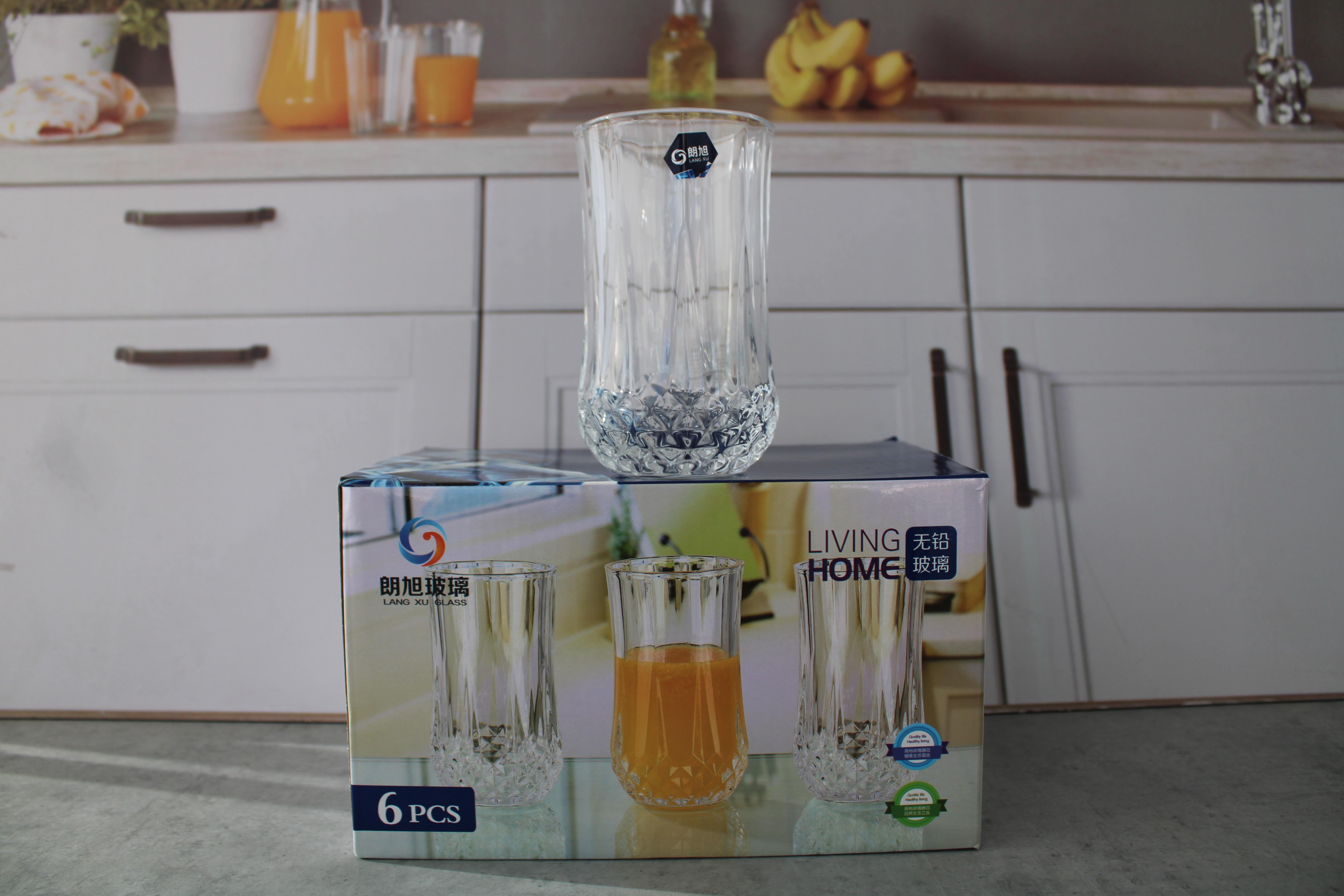 LXZS0604 Set pahare sticla 330ml 6buc 1/8