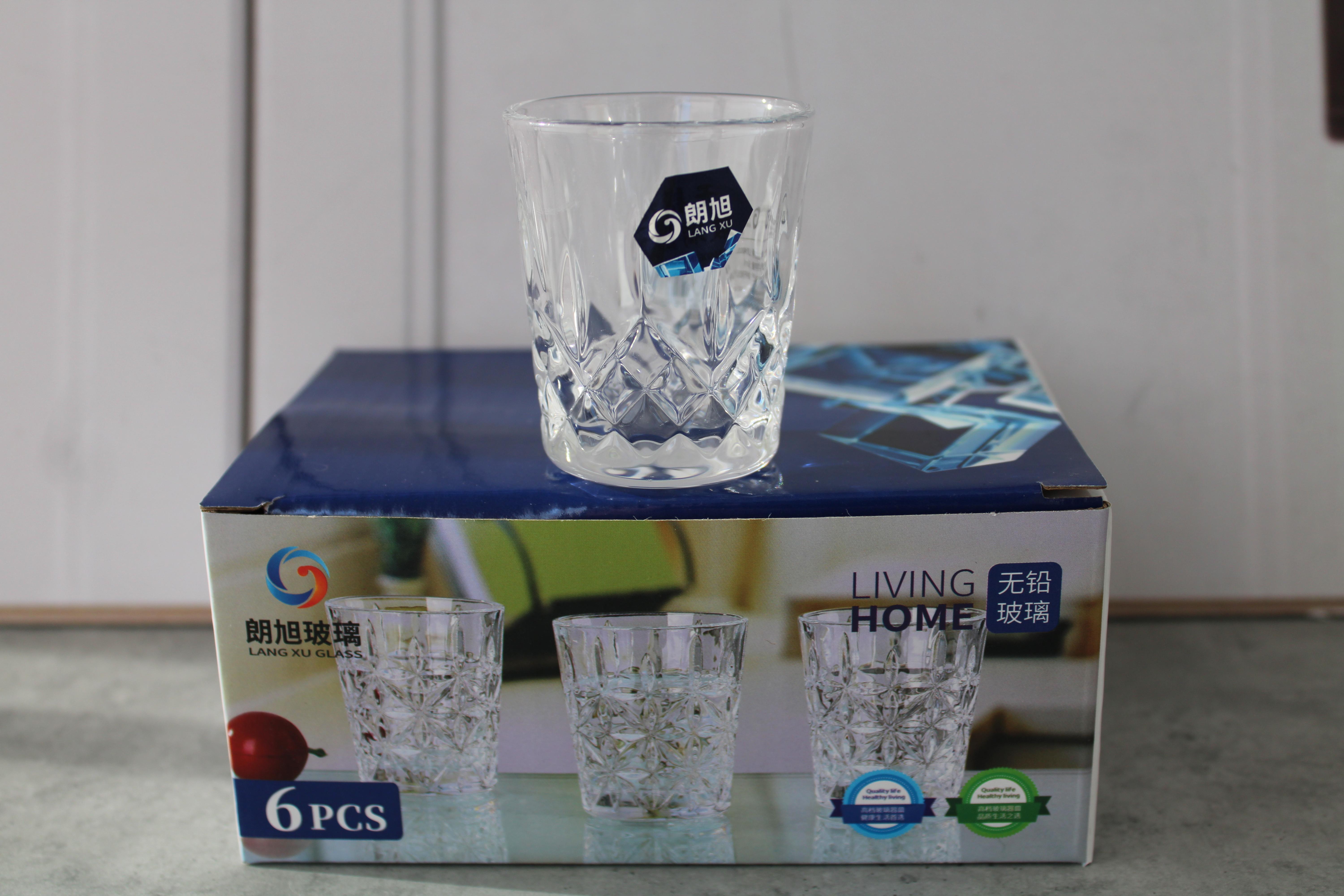 LXY4004 Set 6 pahare sticla 50ml 1/48