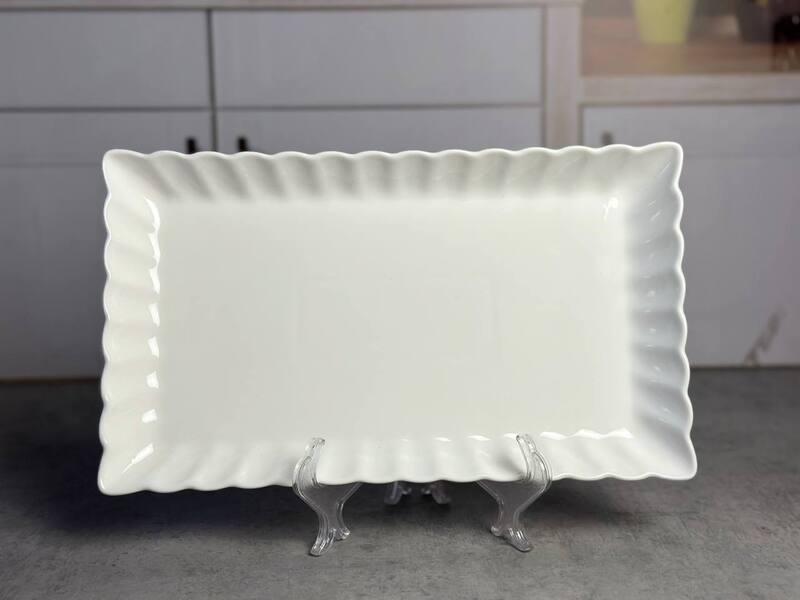 YC-102 Platou ceramica rectangular 17x30cm 1/20