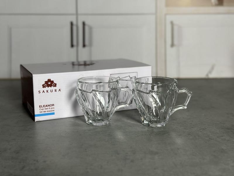 SK18800400W Set cana sticla 6 buc 240ml "Eleanor" 1/6