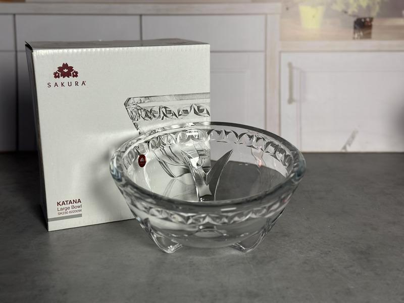 SK23062200W Salatiera sticla "Katana" 1/6