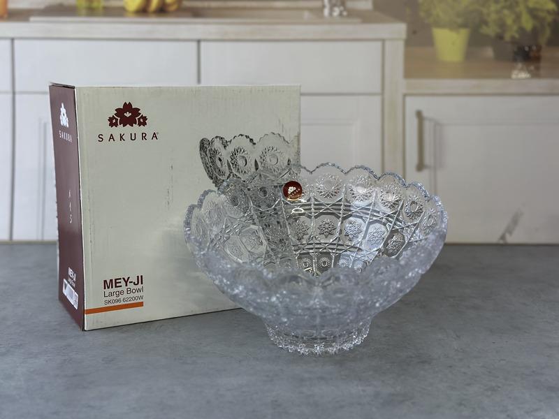 SK09662200W Salatiera sticla 24cm "Mey-ji" 1/6