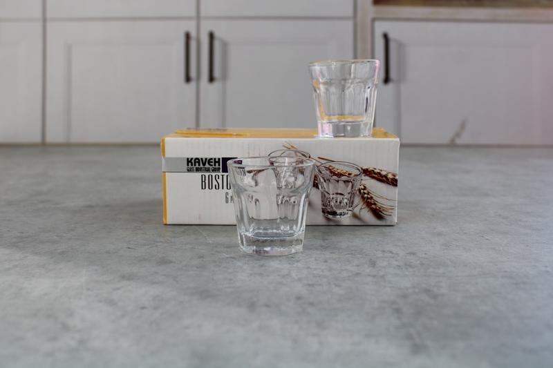 SH0239GCL Set 6 pahare sticla 70ml "Boston" 1/12