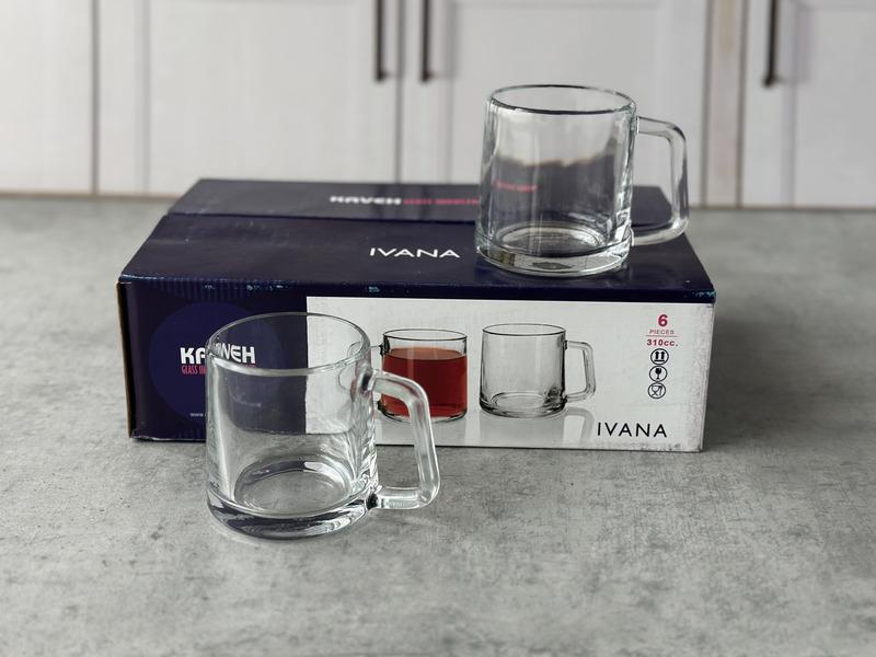 GL9905GCL Set cana sticla 6buc 310ml "Ivana" 1/4