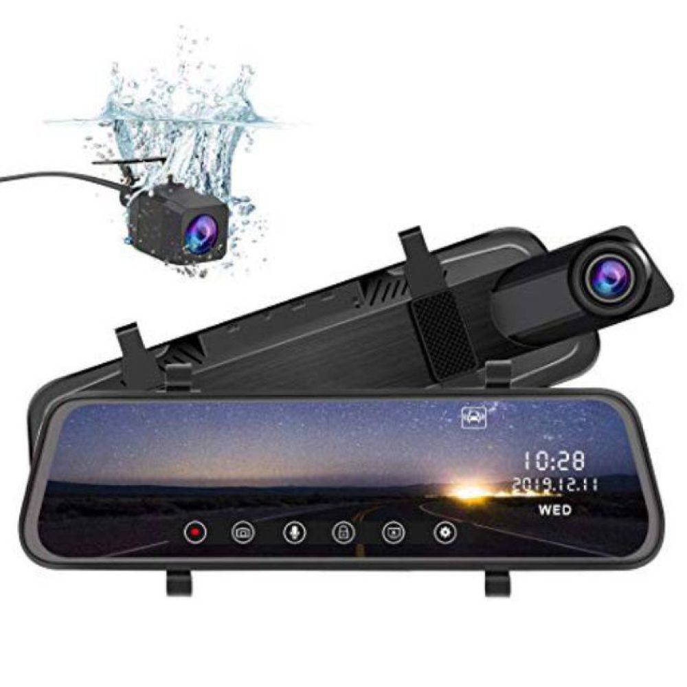 10 inch screen starlight night vision dash cam