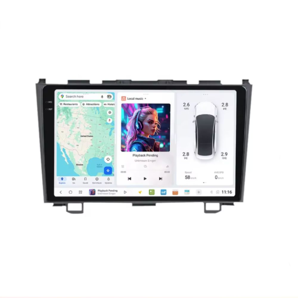 Android Honda CR-V 3 (2006 - 2012) (DUDU3)
