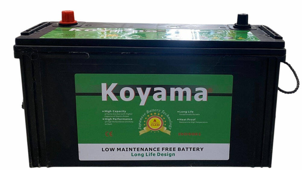 KOYAMA N110 110P+ (950Ah)  Аккумулятор