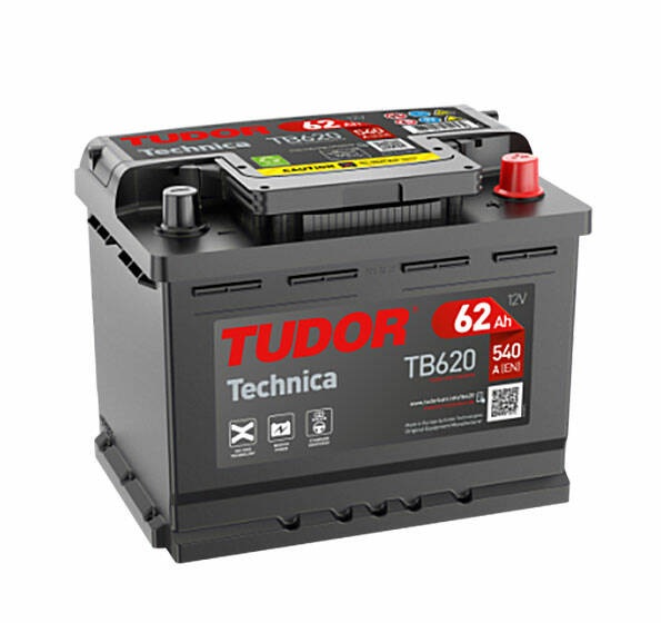 АКБ TUDOR TB620 L02 62A P+ (540Ah) 242/175/1