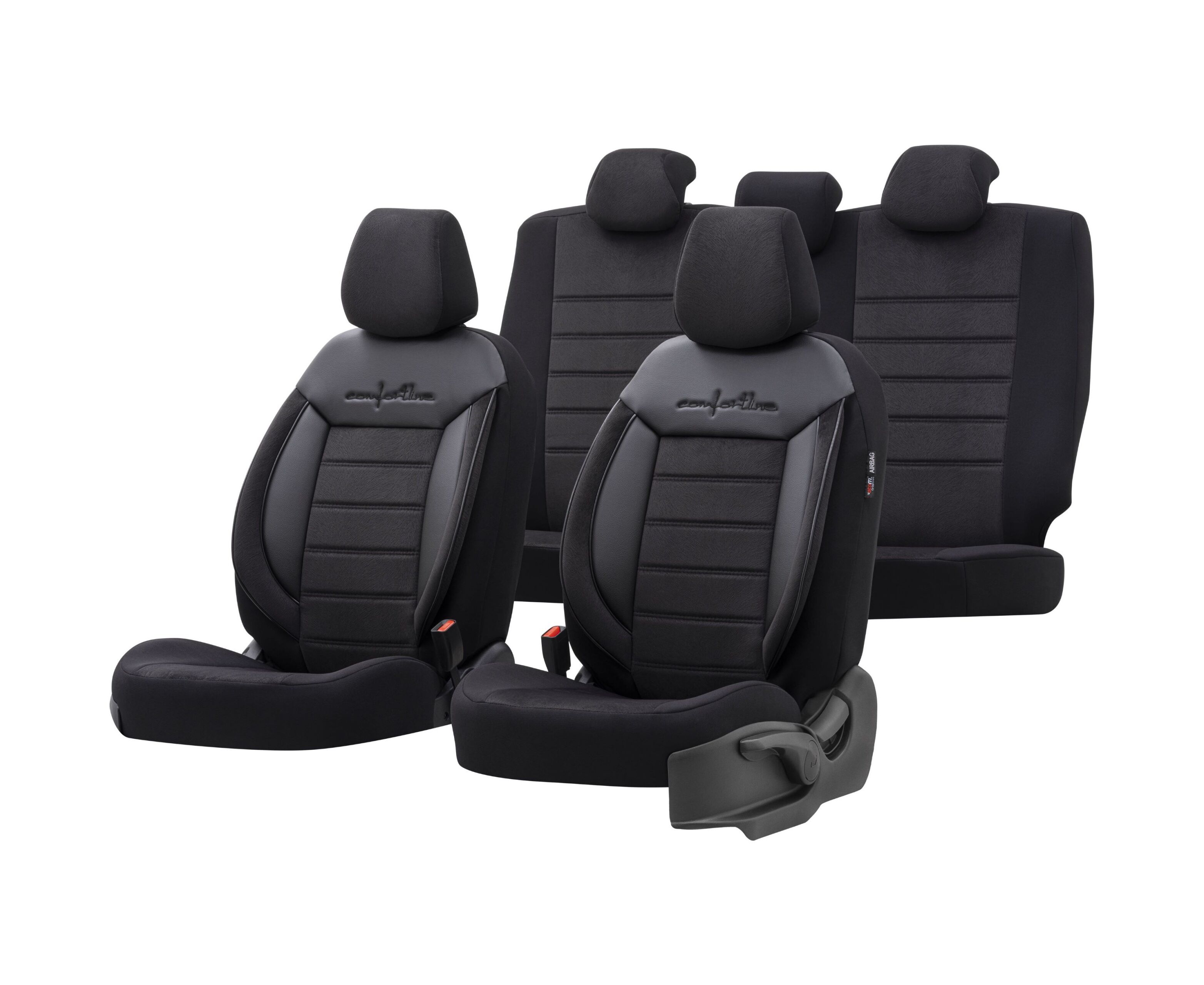 Set huse scaune auto OTOM Comfortline negru/albastru CMF-219