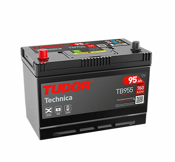 Аккумулятор  TUDOR TB955 D31 Japan 95A L+ (760Ah) 306/173/222