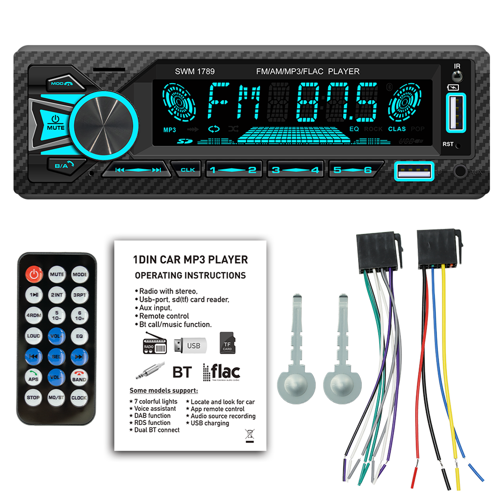 Player auto 1789 1DIN 4