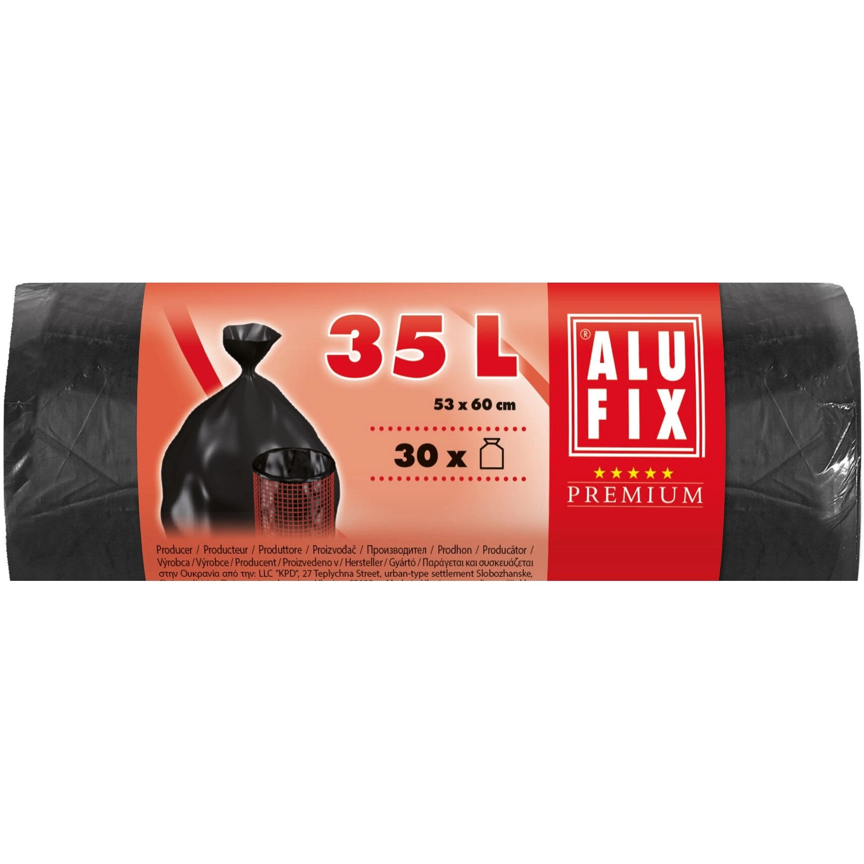 Saci menajeri Alufix 35 L 30 buc