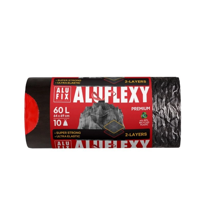 Saci menajeri Alufix Striati Extra Strong 60 L 10 buc