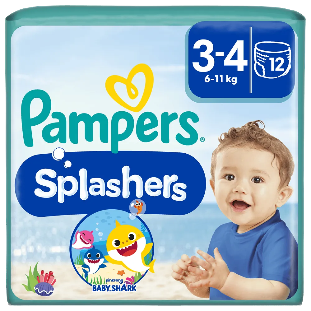 Подгузники-трусики Pampers Splashers Pants Swim №3 12 шт