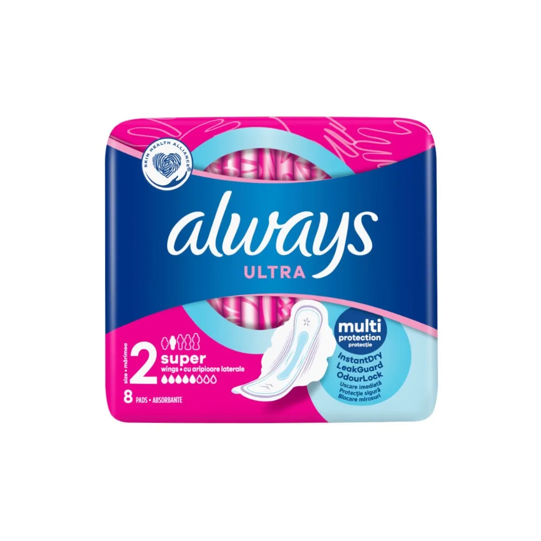 Absorbante Always Ultra Single Super 8 buc