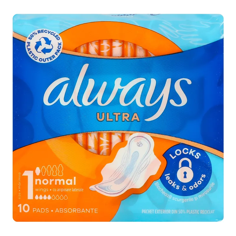 Absorbante Always Ultra Single Normal 10 buc