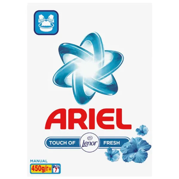 Detergent pudra Ariel Touch of Lenor Fresh 450g