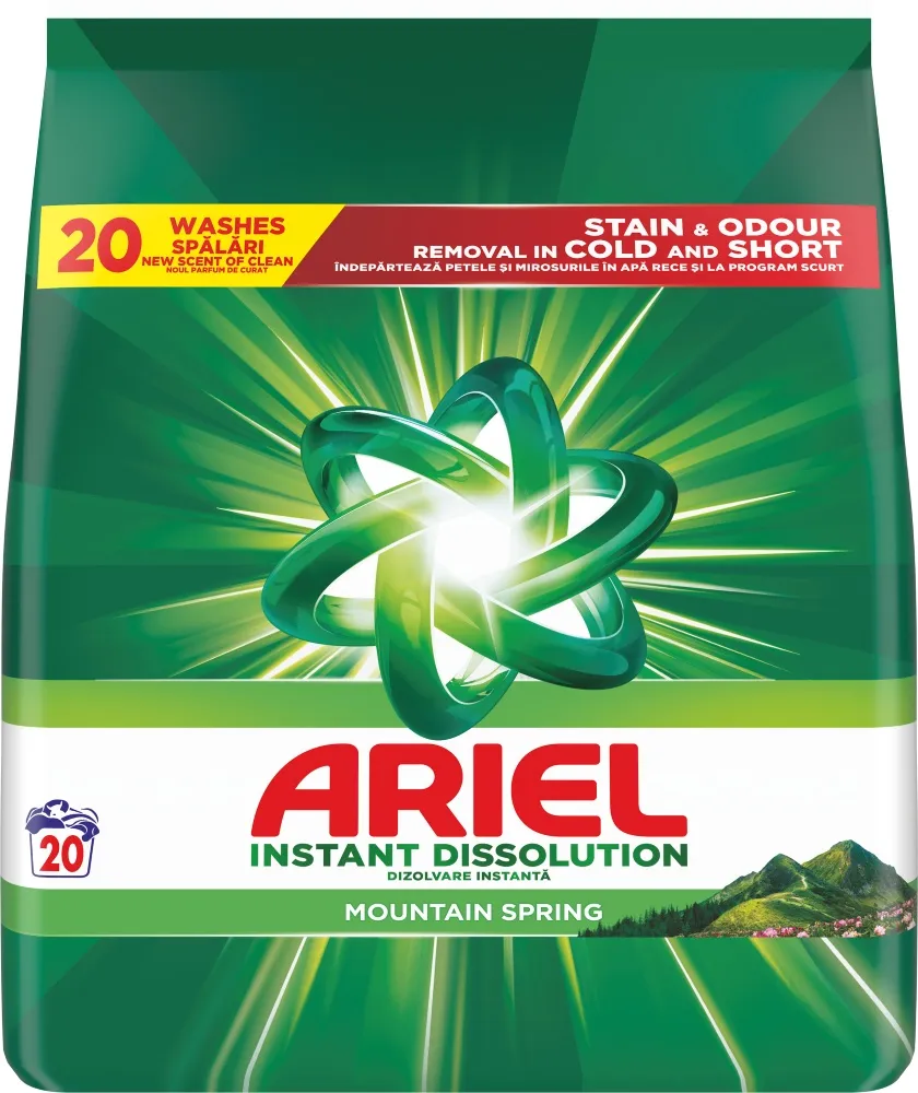 Detergent pudra Ariel Mountain Spring 20 spalari