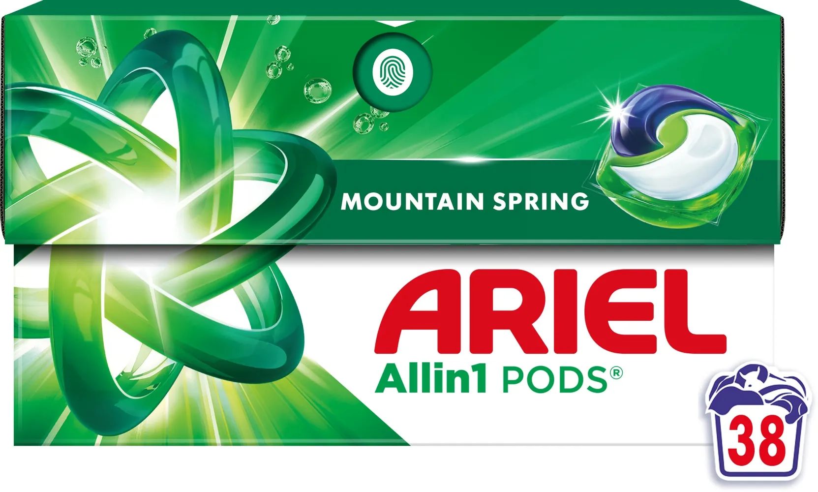 Capsule Ariel Pods Mountain Spring 38 buc