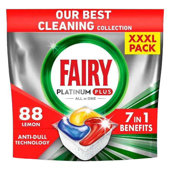Капсулы для посудомоечной машины Fairy Platinum Plus Caps 88 шт