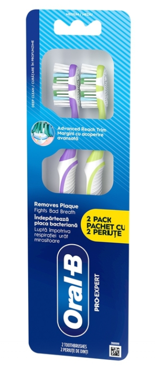 Periuta de dinti Oral-B 5-Way Clean 40 Medium 1+1 gratis