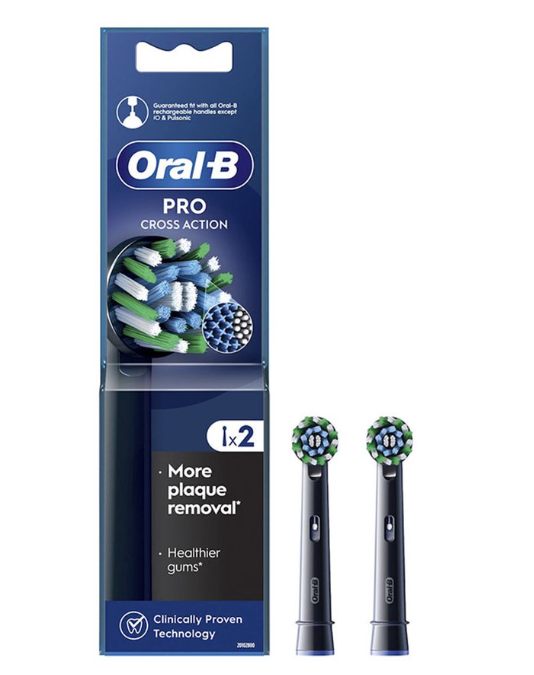 Rezerve Oral-B Cross Action Black 2 buc