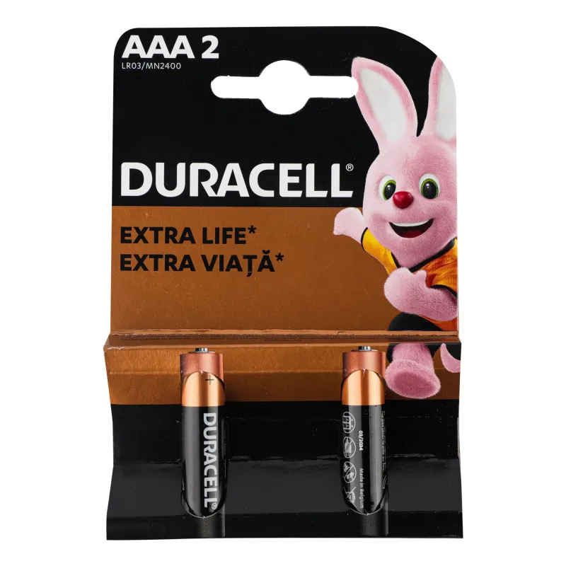 Baterii Duracell AAA MN2400 2 buc