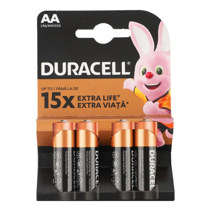 Baterii Duracell AA MN1500 4 buc