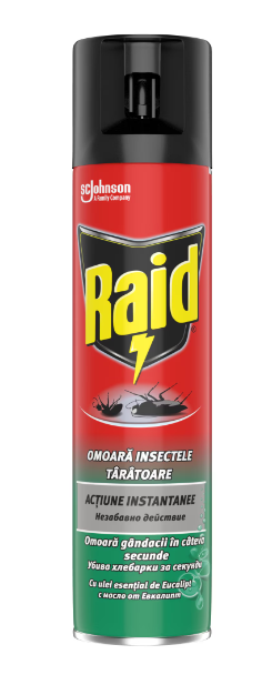 Insecticid Raid Gandaci si Furnici Eucalipt 400 ml