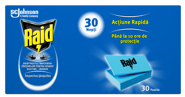 Pastile Raid Laminate 30 buc