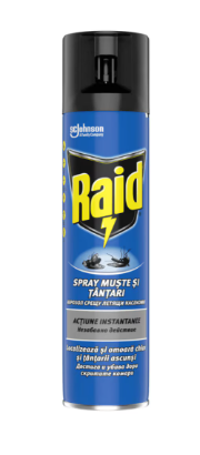 Спрей Raid от мух и комаров 400 мл
