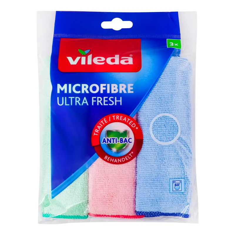 Laveta Vileda Ultra Fresh Microfibra 3 buc